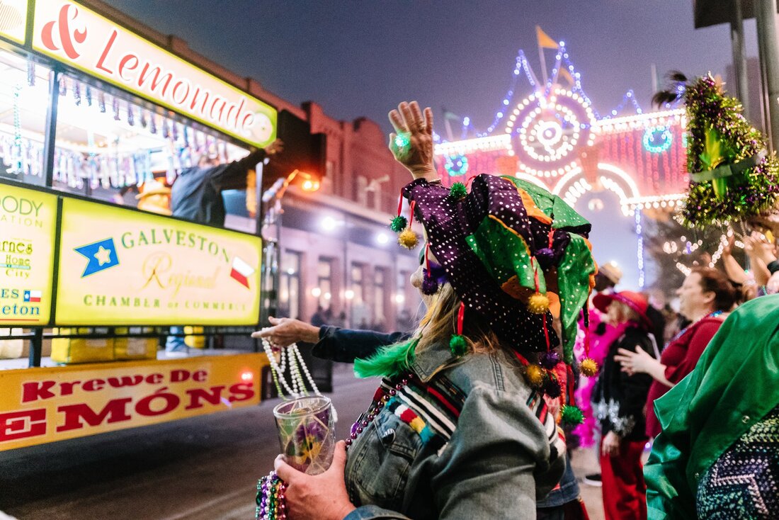 Galveston Mardi Gras parade schedule...